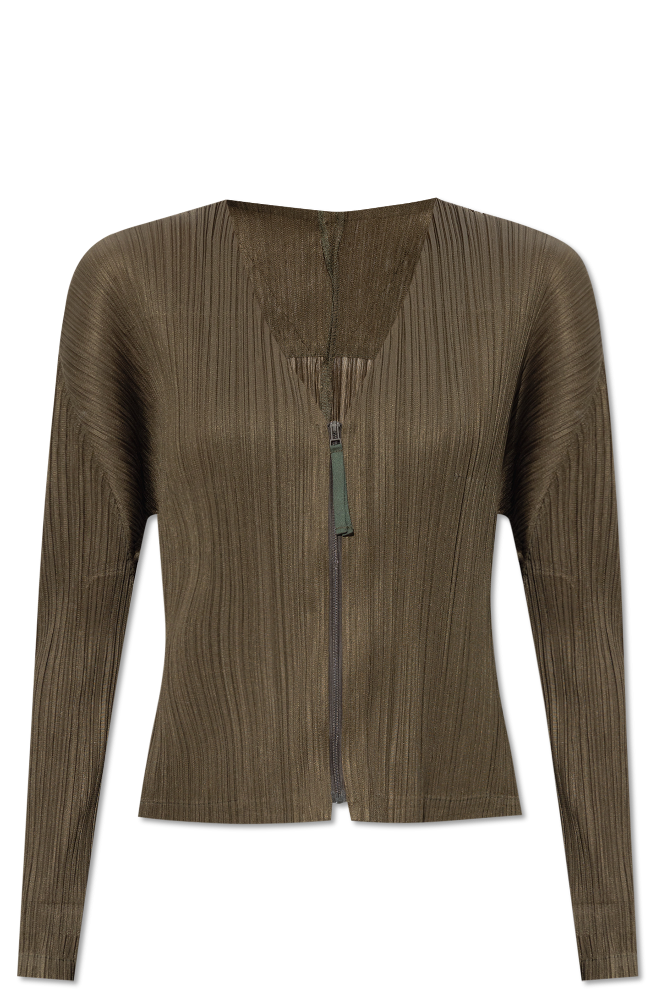 Green Pleated cardigan Issey Miyake Pleats Please - Vitkac Canada